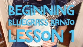 Learn to Play Bluegrass Banjo  Lesson 1 [upl. by Foster463]