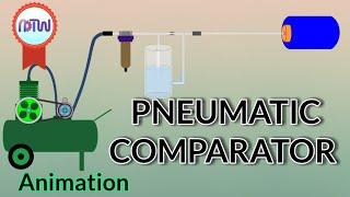 PNEUMATIC COMPARATOR Easy Understanding  Construction and working of pneumatic comparator [upl. by Akitahs978]