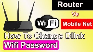 How to change dlink wifi password 2020 [upl. by Nahgam]