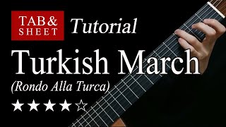 Turkish March  Guitar Lesson  TAB [upl. by Kinsler]