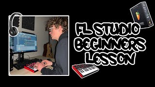 FL Studio Easy BEGINNER Tutorial Make Your First Beat [upl. by Novonod]