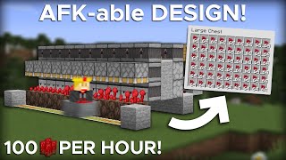 Minecraft Nether Wart Farm  Easy Design and AFKable [upl. by Revlis]