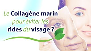 Le collagène marin pour éviter les rides du visage [upl. by Elokcin]