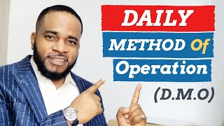 DAILY METHOD OF OPERATION 6 EASY STEPS [upl. by Tommy15]