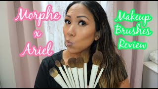 Morphe x Ariel Makeup Brushes Review [upl. by Mailiw]