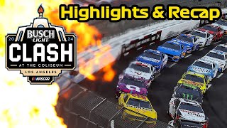 2024 NASCAR Clash at the Coliseum Highlights amp Analysis [upl. by Donnelly]