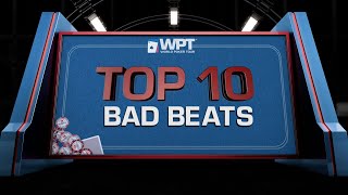 MILLIONS WON AND LOST Watch the Top10 WPT Bad Beats of AllTime  World Poker Tour [upl. by Ylloh]