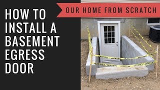 How to Install a Basement Egress [upl. by Eenimod457]