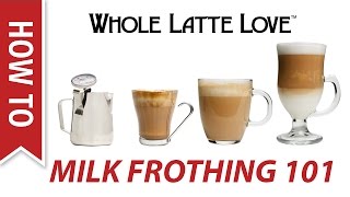 Milk Frothing for Beginners [upl. by Parsons]