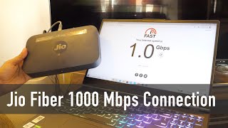 Jio Fiber 1 Gbps Internet Plan Experience and Review [upl. by Coppinger]