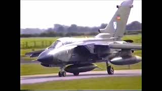 RAF Cottesmore 1993 TTTE Tornado GR1s [upl. by Ennaitsirhc]