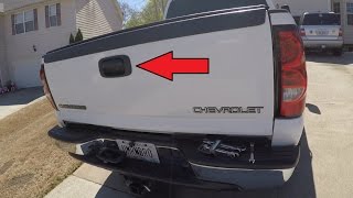 Chevrolet SilveradoGMC Tailgate Handle and Trim Install [upl. by Ardelis]