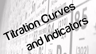 Titration curves and indicators [upl. by Nosrac]