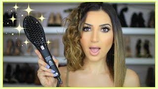 How To Straighten Your Hair With A Brush [upl. by Temirf]