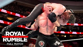 FULL MATCH  Lesnar vs Strowman vs Kane – Universal Title Triple Threat Match Royal Rumble 2018 [upl. by Wilhide]