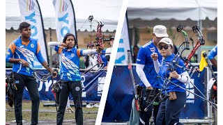 India v Thailand – compound mixed team gold  Bangkok 2023 Asian Archery Championships [upl. by Berlyn269]