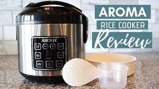 Aroma Rice Cooker Review  How to Use [upl. by Calloway39]