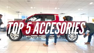 TOP 5 ACCESSORIES FOR YOUR 2021 CHEVY SILVERADO  BEST SELLERS AT CLIFF ANSCHUETZ CHEVROLET [upl. by O'Reilly76]