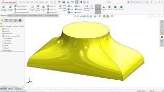 Solidworks tutorial Boundary Boss Base [upl. by Ahsek]