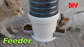 DIY Automatic Food Dispenser  Pet Feeder [upl. by Tchao719]