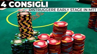 4 consigli per distruggere le fasi iniziali di un torneo di Poker [upl. by Odama]