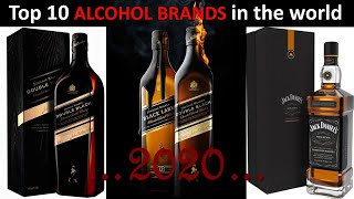 Top 10 ALCOHOL Brands in the world [upl. by Fawcette31]