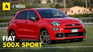 Fiat 500X Sport  Assetto rivisto e look accattivante [upl. by Amsirac]