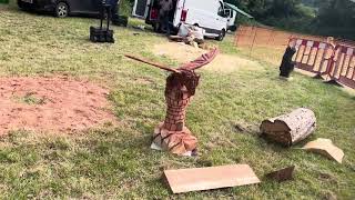 A fabulous range of wooden sculpture at Caerleon festival 2024 [upl. by Assel]