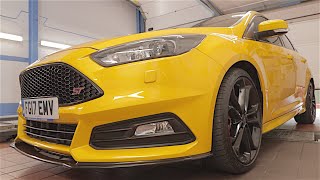 2017 Ford Focus ST 2l Diesel Oil amp Fuel Filter Replacement [upl. by Hardigg]