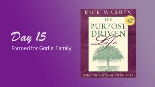 Purpose Driven Life Day 15 [upl. by Nywra]