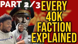 Twins React to Bricky WarHammer 40K WH40K Faction Explained Part 2 23  REACTION [upl. by Tuinenga869]