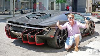 My First Drive in a LAMBORGHINI CENTENARIO [upl. by Morrell]