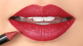 HOW TO Apply Lip Liner For Beginners  chiutips [upl. by Cod]