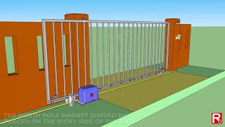 Magnet Alignment  Sliding Gate Troubleshooting [upl. by Llevrac441]