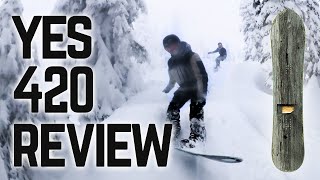 Yes 420 Snowboard Review [upl. by Obe]