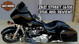 2021 Harley Davidson Street Glide Ride and Review [upl. by Brindle]