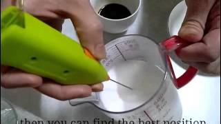 How To Make Latte Art with Mini Milk Frother [upl. by Analrahc971]