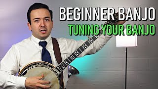 Beginner Banjo  How To Tune Your Banjo [upl. by Ladin]