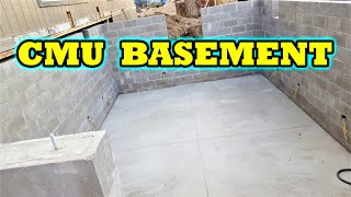 How to build a Concrete Block Basement for Beginners Part 1 DIY [upl. by Sheryle990]