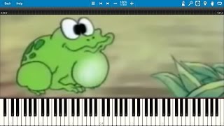 Synthesia DER GLUMPH WENT THE LITTLE GREEN FROG ONE DAY [upl. by Haisej]