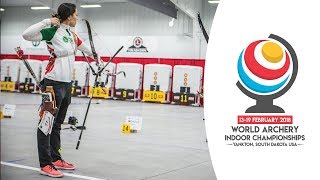 Recurve finals  Yankton 2018 World Archery Indoor Championships [upl. by Iggep]