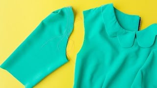 How to sew  hem sleeves for professional finish [upl. by Ardnas]