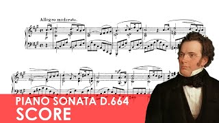 SCHUBERT Piano Sonata No 13 in A major Op 120  D664 Score [upl. by Brenan]