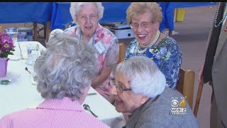 Classmates Celebrate 75th High School Reunion [upl. by Dnomyar]