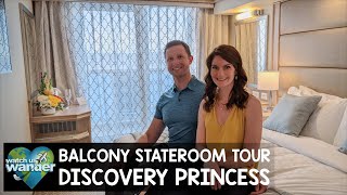 Discovery Princess Balcony Stateroom Tour [upl. by Kaslik]