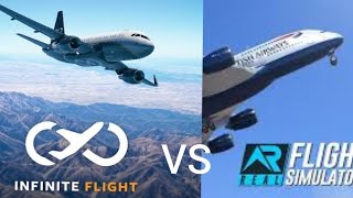 The ULTIMATE Comparison RFS VS Infinite FLIGHT [upl. by Clayson]