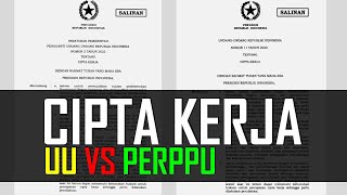 Perbedaan UU dan PERPPU Cipta Kerja [upl. by Remat]