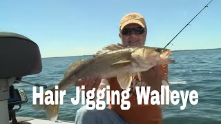 Hair Jigging Walleye – Angling Edge TV [upl. by Annaoj]