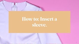 How To Sewing a Sleeve Dressmaking [upl. by Danette]