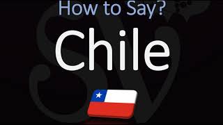 How to Pronounce Chile CORRECTLY [upl. by Essyla]